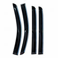 Guardalluvias para Mazda BT-50 2007–2018 — Negro con filo cromado — GLL021 — principal