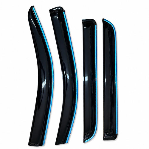 Guardalluvias para Ford F-150 2005–2014 — Negro con filo cromado — GLL022 — principal