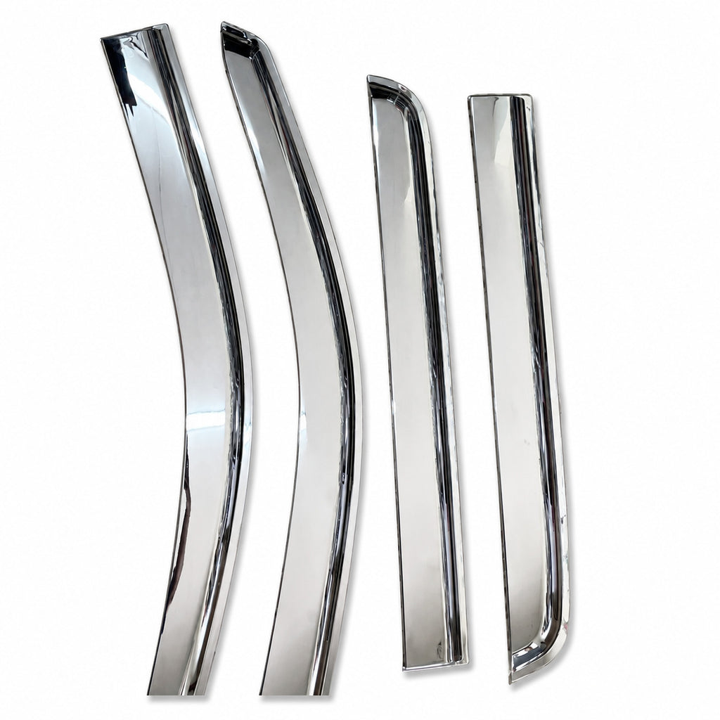Guardalluvias para Nissan NP300 2015–2025 — Cromado — GLL027 — principal