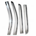 Guardalluvias para Nissan NP300 2015–2025 — Cromado — GLL027 — principal
