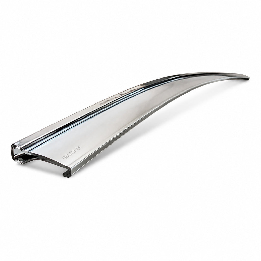 Guardalluvias para Nissan NP300 2015–2025 — Cromado — GLL027 — perfil