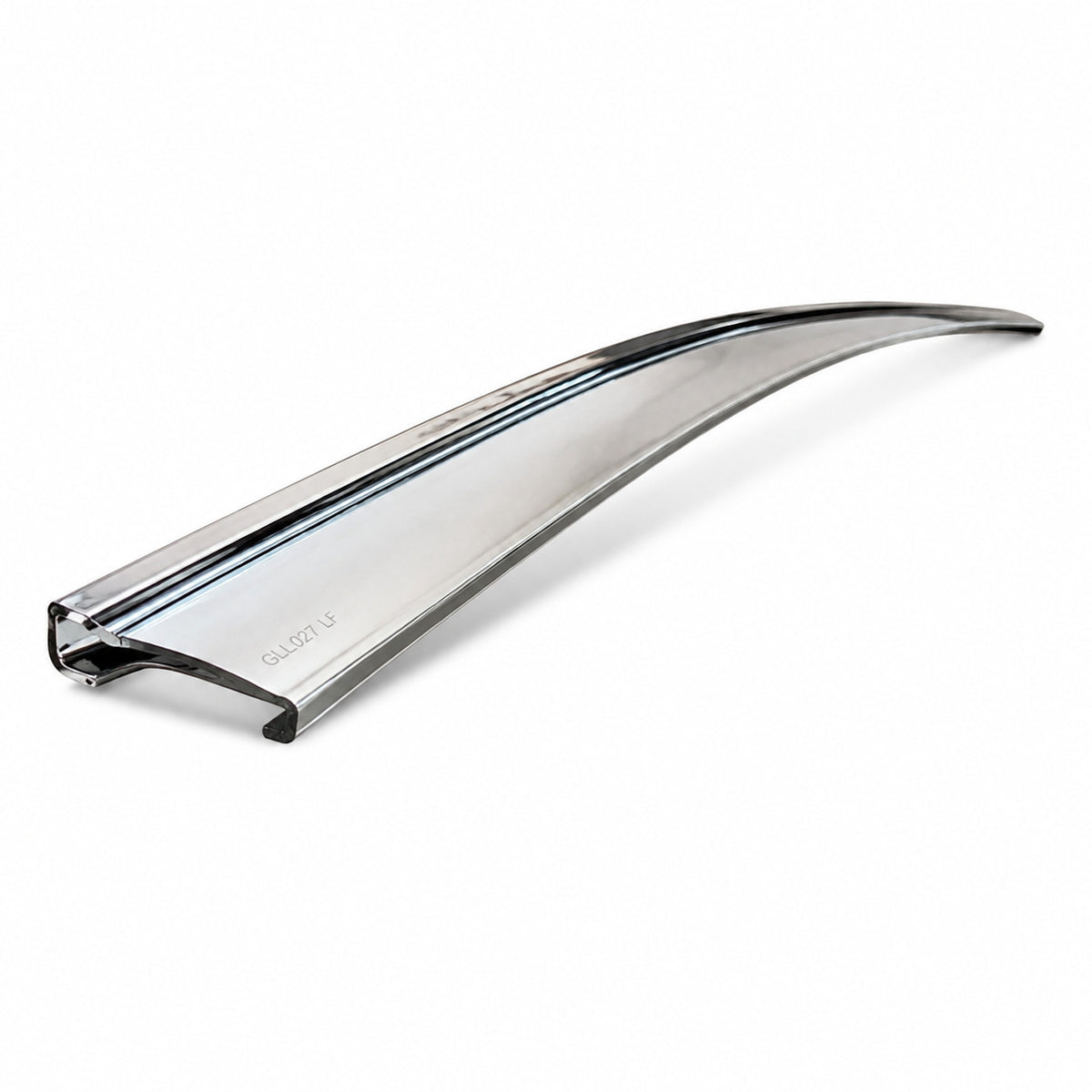 Guardalluvias para Nissan NP300 2015–2025 — Cromado — GLL027 — perfil