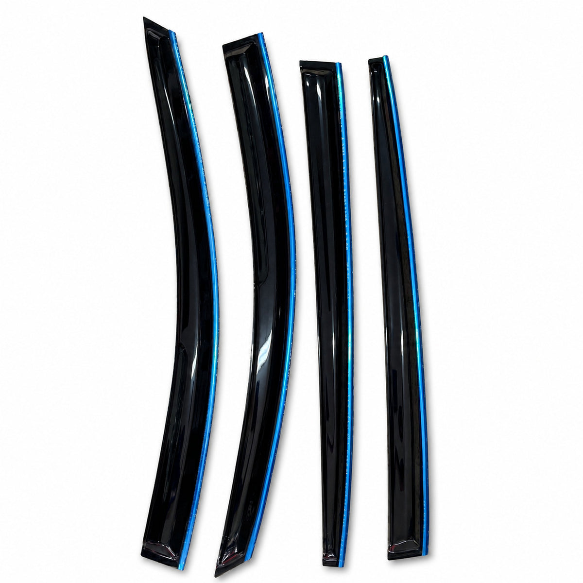 Guardalluvias para Nissan Tiida 2005–2014 — Negro con filo cromado — GLL035 — principal