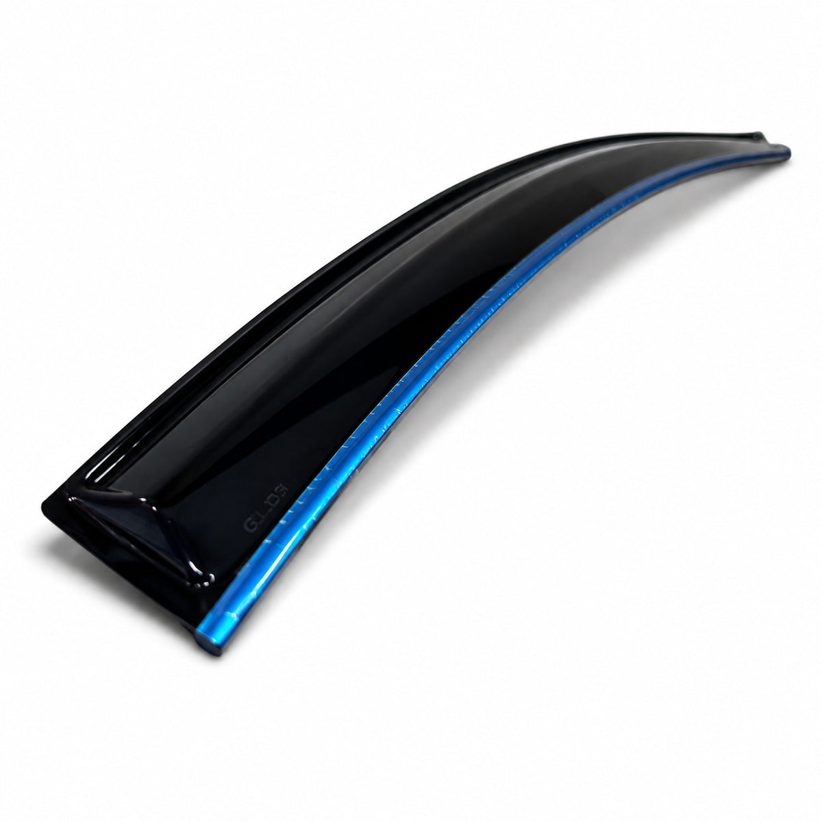 Guardalluvias para Nissan Tiida 2005–2014 — Negro con filo cromado — GLL035 — perfil